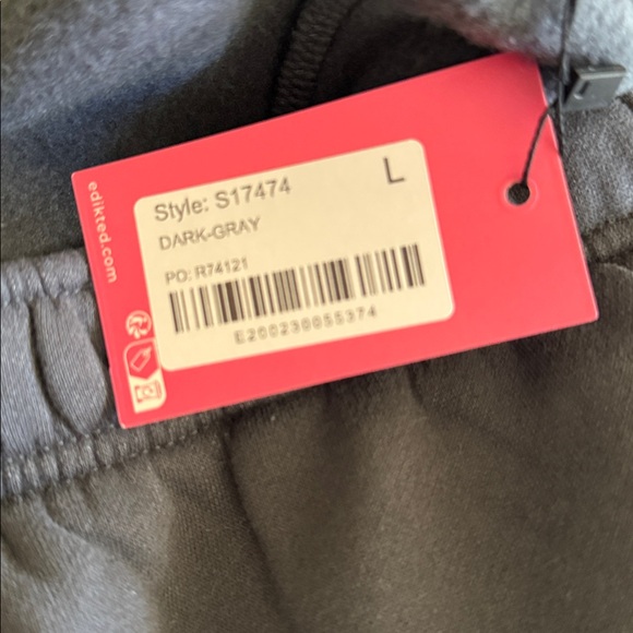 Edited grey hoodie and matching pants with bow details size large NWT - Picture 11 of 11